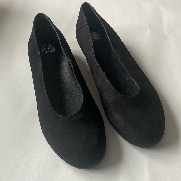 Eileen Fisher Leather Flats